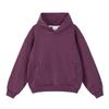 Snowflakes Washed To Make Old Pure Cotton Retro American Hooded Solid Color Sweater for Men and Women.