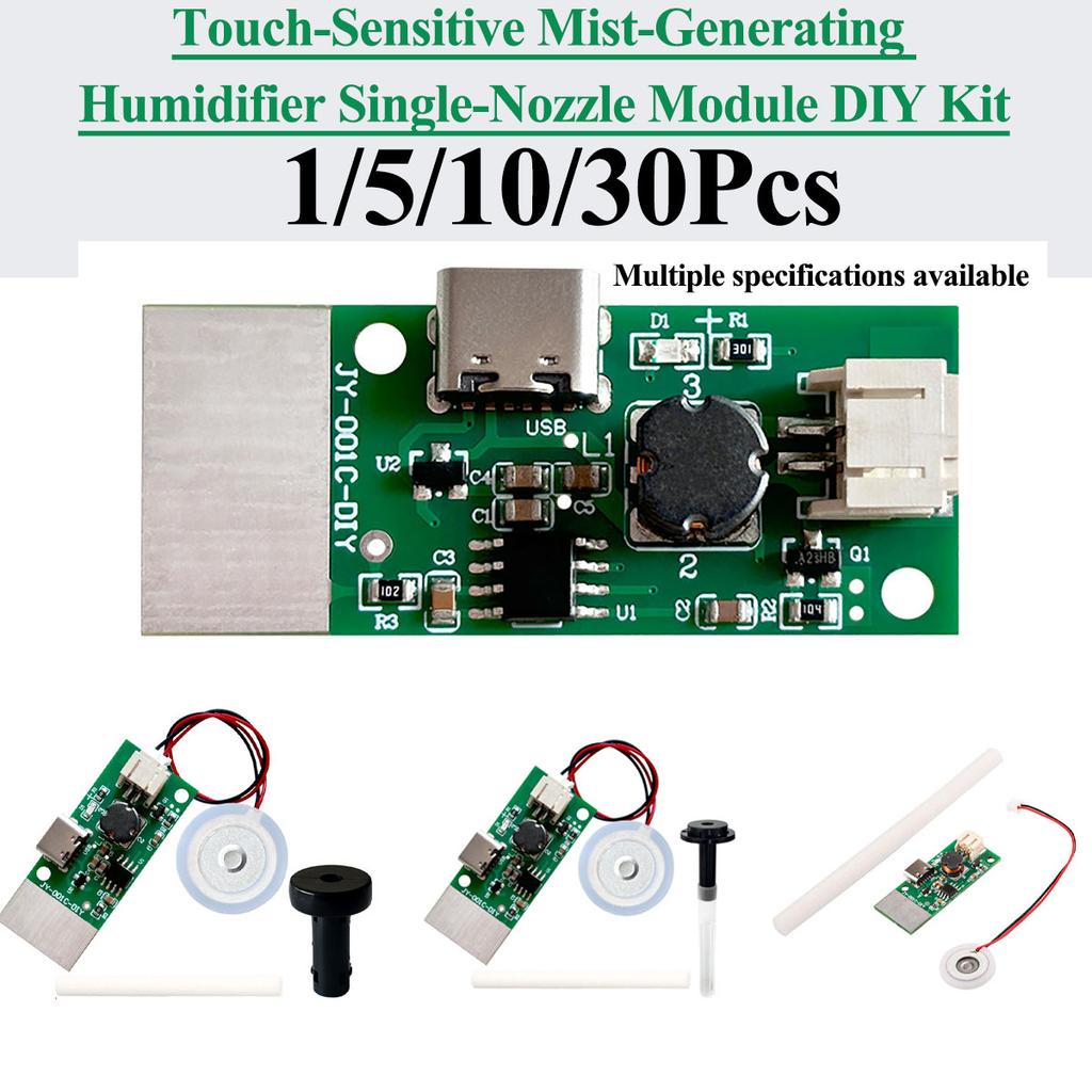 1~30Pcs USB Humidifier Module Atomizer Control Board Aroma Diffuser Atomization Module 5V Touch Mist Output DIY Humidifier