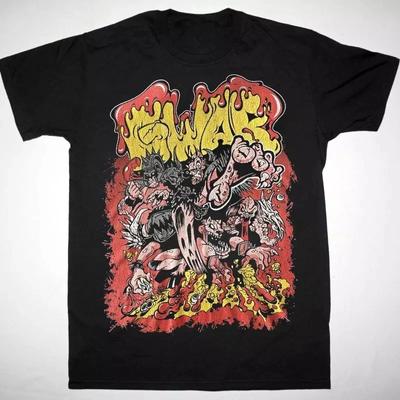 Gwar Tour 1984 T- Shirt Short Sleeve Cotton Black Men Short Sleeve Men Women Summer Men's T-Shirt Casual Crew Neck Cotton Tee