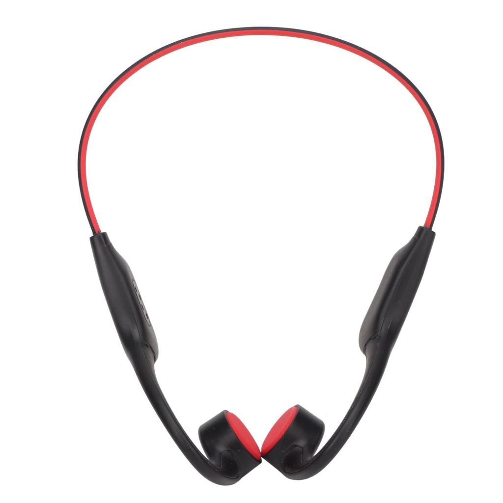 Bone Conduction Bluetooth Headphone Stereo IP68 Sweat Proof Open Ear Wireless Headset with Mic for Running Driving