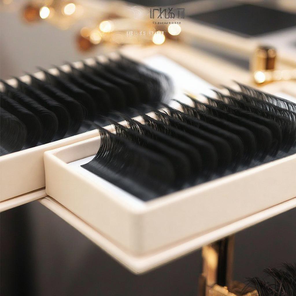 Handmade Volume Silk Mink Eyelash Extension Lash Extension Extensions Support Customized Logo