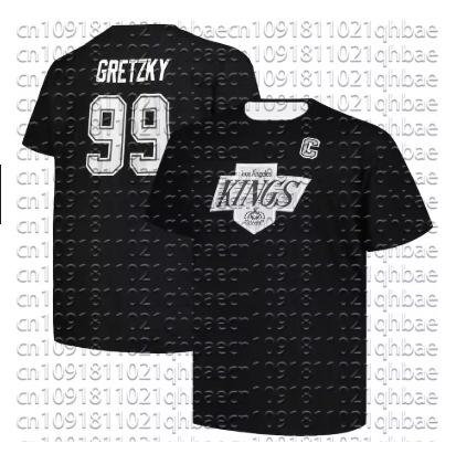 Crew neck training T-shirt "Wayne Gretzky", Ice Hockey shirt men's and women's fashion breathable new short sleeves