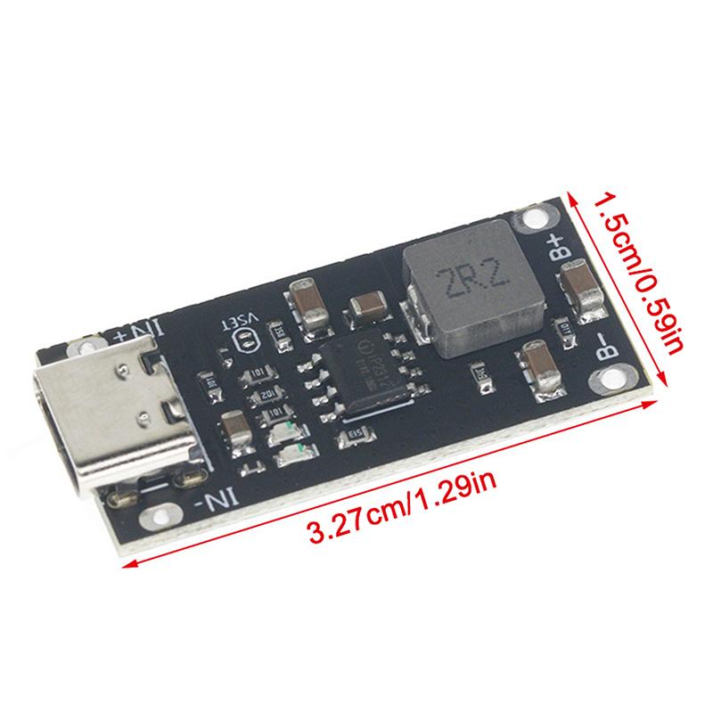 High Efficiency USB Type-C High Voltage Input 3A Polymer Triple Lithium Battery Fast Charging Board IP2312 CC/CV Mode 5V To 4.2V