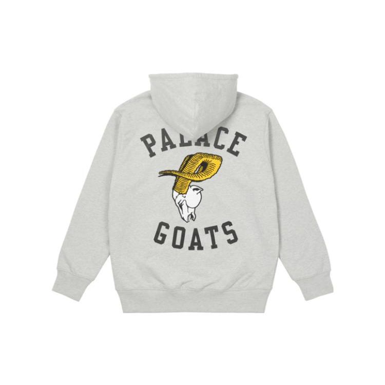 Palace Goats Hood Grey Marl Unisex Tops P22CS135