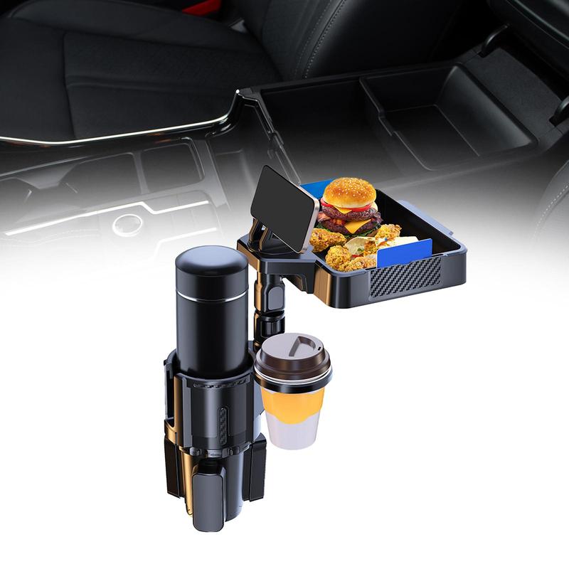 Generic Cup Holder Expander for Car Road Trip Essentials Automobile Organizer Double Cup Holder Easy to Install Expandable Base