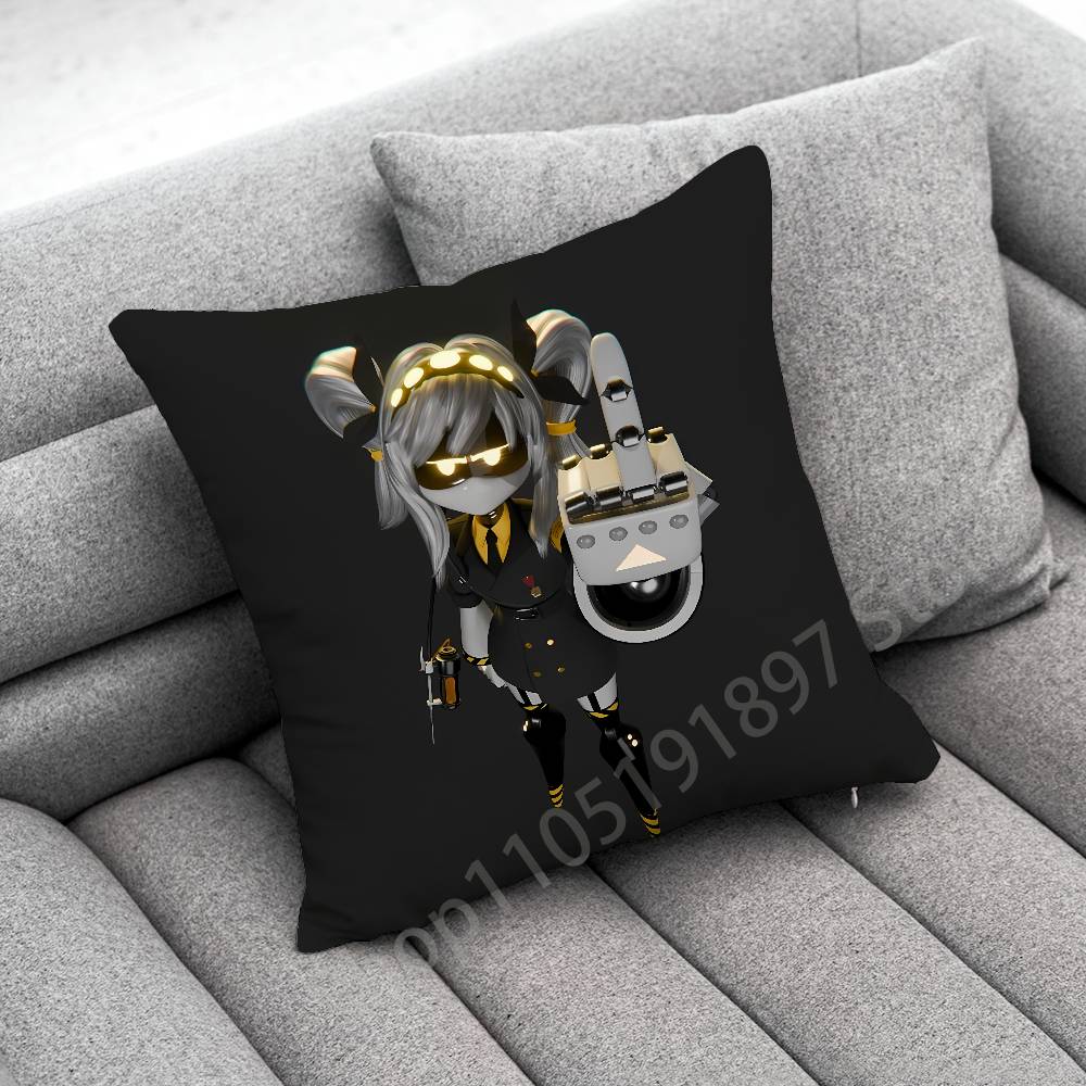 M-Murder Drones Doll N J Uzi Throw Pillow Case For 50x50cm 40x40cm 55x55cm 45x45cm 30x30cm Square Bedroom Pillowcase Cover