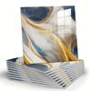 30cm*30cm Self Adhesive Marble Waterproof Oil Proof Wallpaper for Bathroom Kitchen Wall Decor Peel and Stick Removable Stickers