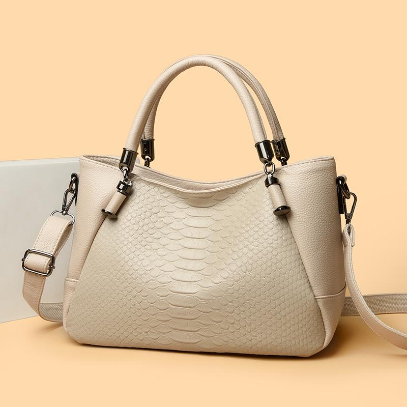 Vielseitige Ein-Schulter-Tasche, Lässige Handtasche, Hochwertig, Großes Fassungsvermögen, Modische und Schlichte Umhängetasche