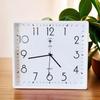 Polaris Household Square Mute Alarm Clock Elderly Large Digital Clock Simple Modern Living Room Wall Hanging Desktop Clock