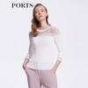 PORTS Women's Spring Spliced Knit Top