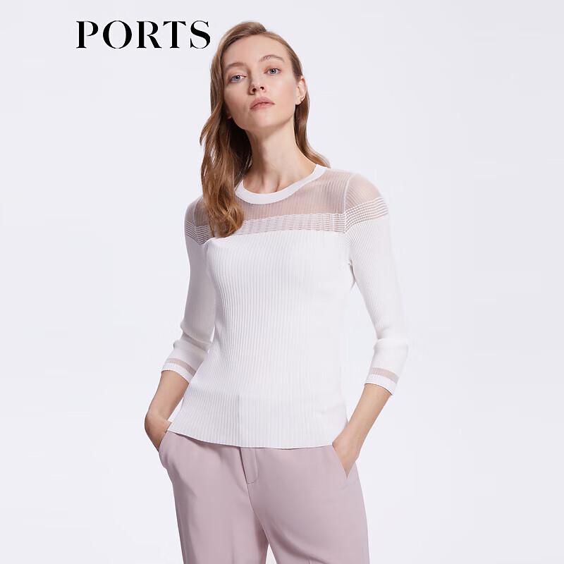 

Женский весенний трикотажный топ в технике пэчворк PORTS M