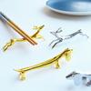 1/2Pcs Chopsticks Rest Rustproof Polished Surface Animal Shape Chopsticks Holder Spoon Tableware Rack Holder Tool