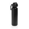 XD Collection Bouteille de sport 600 ml en acier inoxydable recyclé avec verrouillage