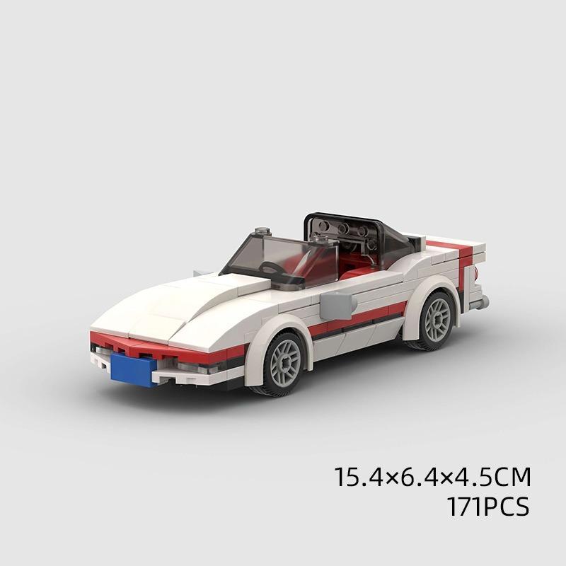Kinderspielzeug Auto Modell Sportwagen Kompatibel Mit Rennen Kleine Teile DIY Bausteine Puzzle Technologie