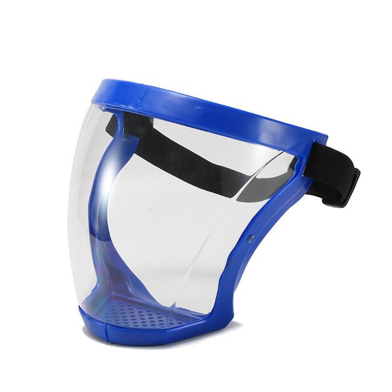 Safety Face Shield Anti-splash Anti-fog Features with Adjustable Headband for Office and Travel