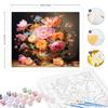 RUOPOTY Frame Modern Painting By Numbers Acrylic Paints Drawing By Numbers Colorful Flowers Picture Drawing Painting Home Decor
