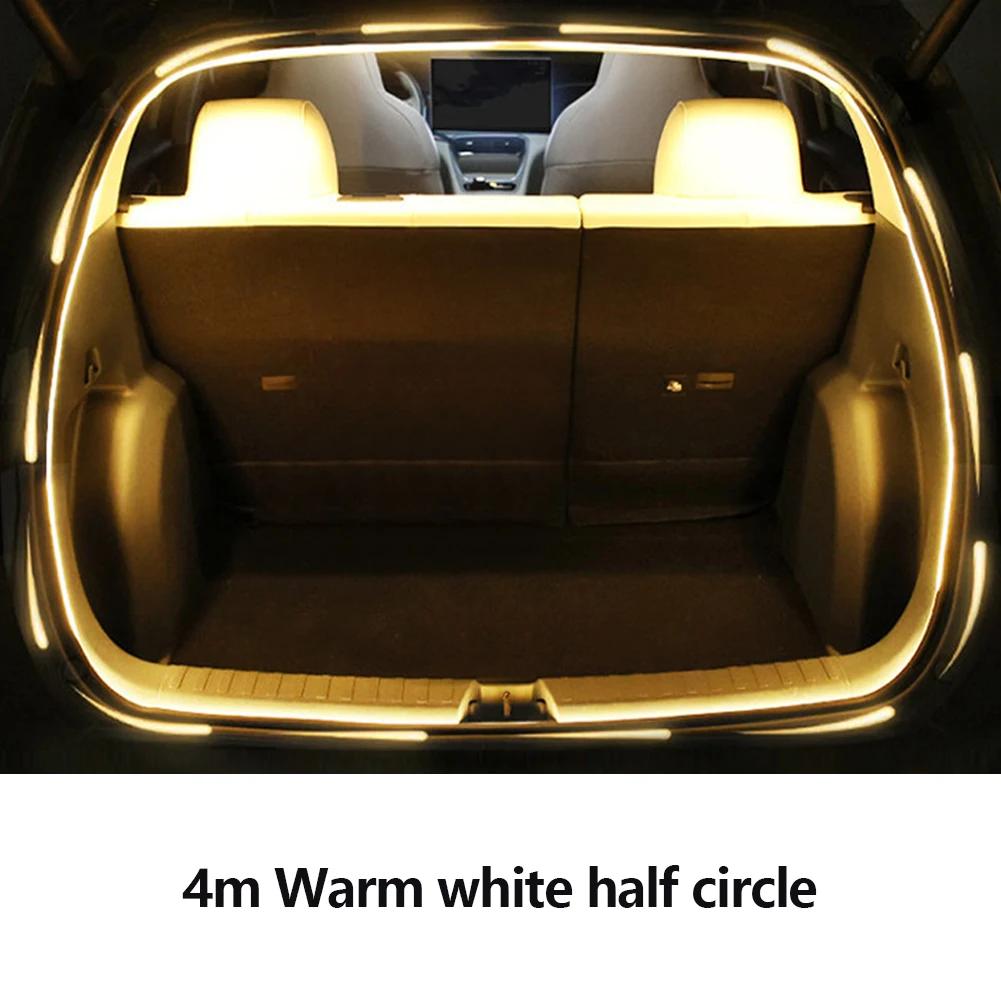 Car Trunk Led Light Strip Waterproof Flexible Ambient Light Strip Automatic on/Off Hidden Installation Universal for Suv/Mpv