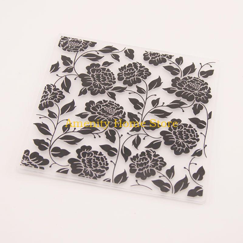 F26C Flowers Embossing Folder Template for Gift Scrapbooking Photo Album Card Paper DIY Craft Making Decor Mold Decoration