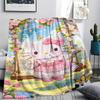 Cute Hello Kitty Pony Blanket Camping Trip Soft And Comfortable Machine Washable Outdoor Plush Blanket Air Conditioning Blanket