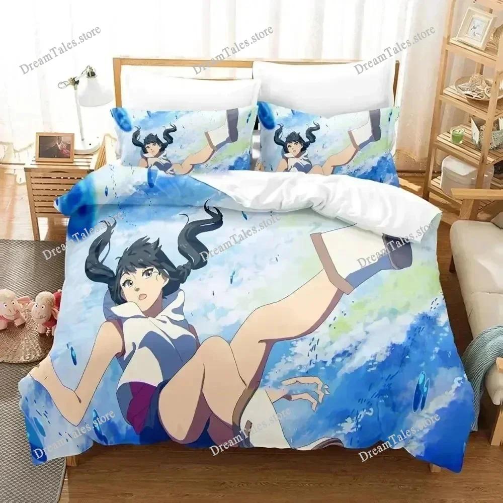 Anime Weathering with You Bedding Set Duvet Cover Bed Set Quilt Cover Pillowcase Comforter king Queen Size Boys Adult Bedding741