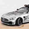 1/24 Benzs-GT GTR Alloy Sports Safety Car Model Diecasts Metal Race Medical Rescue Vehicles Car Model Sound Light Kids Toys Gift