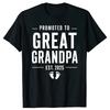 Funny Soon To Be Greats Grandpa 2025 T Shirts Summer Graphic Cotton Streetwear Short Sleeve Soon To Be Grandpa Gifts Tshirt