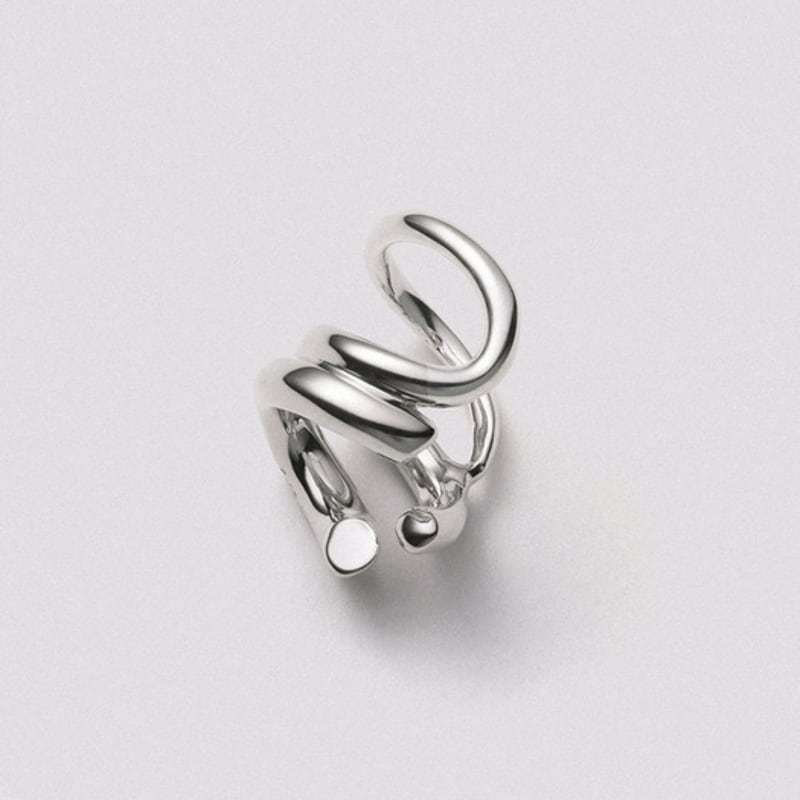Hustad 244 Stam earcuff _925 silver ear cuff