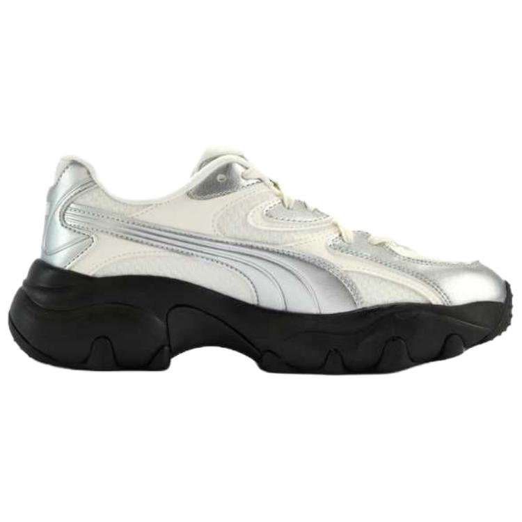 Puma Pulsar Lite Shimmery Versatile Comfortable Durable Low-Top Lifestyle Casual Shoes Women Sneaker Silver 403720-03