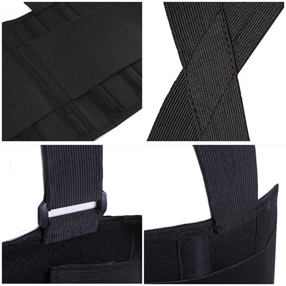Weight Lift Back Support Brace Belt Lumbar Lower Waist Suspender Work