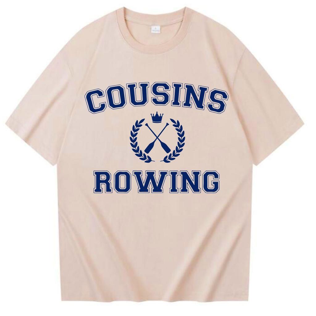 2025 THe Summer I Turned Pretty T-Shirt Belly's Cousins Rowing Short Sleeve Tee Cousins Beach Shirt