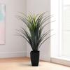 Artificial Plastic Flower Potted Plants - Home/Office/Wedding Decor, Desktop Bonsai Gift for Balcony/Party, Fake Plants Ornament