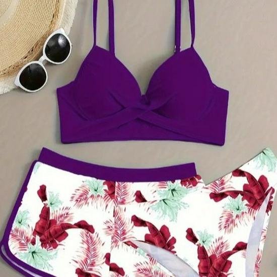 New Sexy European & American Women's Underwire Bikini Swimsuit