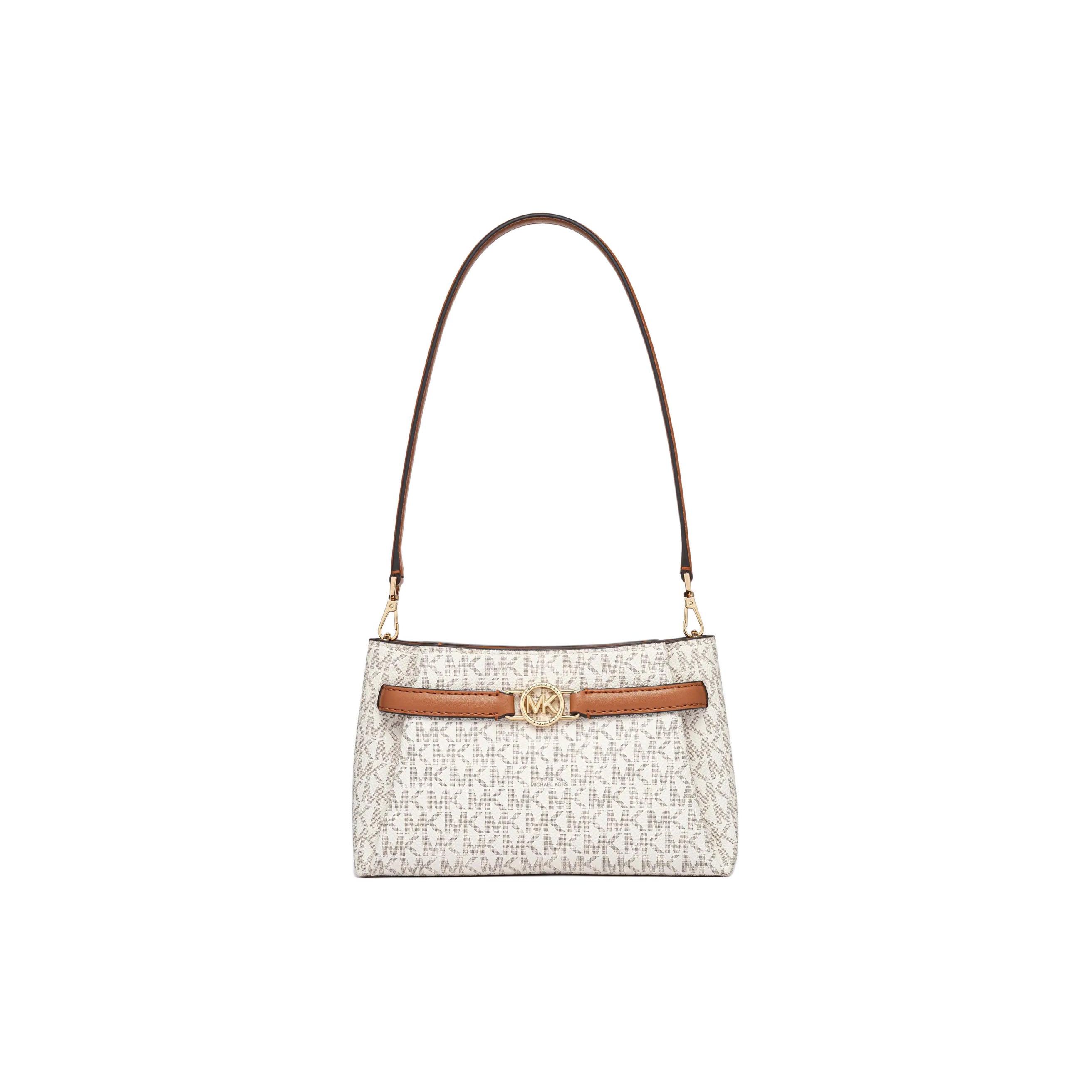 

Michael Kors Mk Angelina Classic Monogram Vintage Commuter Shoulder Bag Women Shoulder Bag Vanilla-White 32F2GAQC1B-VANILLA Basic Set (Bag+Dust Bag)