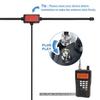 BINGFU Police Radio Scanner Dipole Antenna, 20-1300MHz, Stick-On Mount, BNC Male Connector, VehicleMobile Amateur Radio Antenna, Compatible with