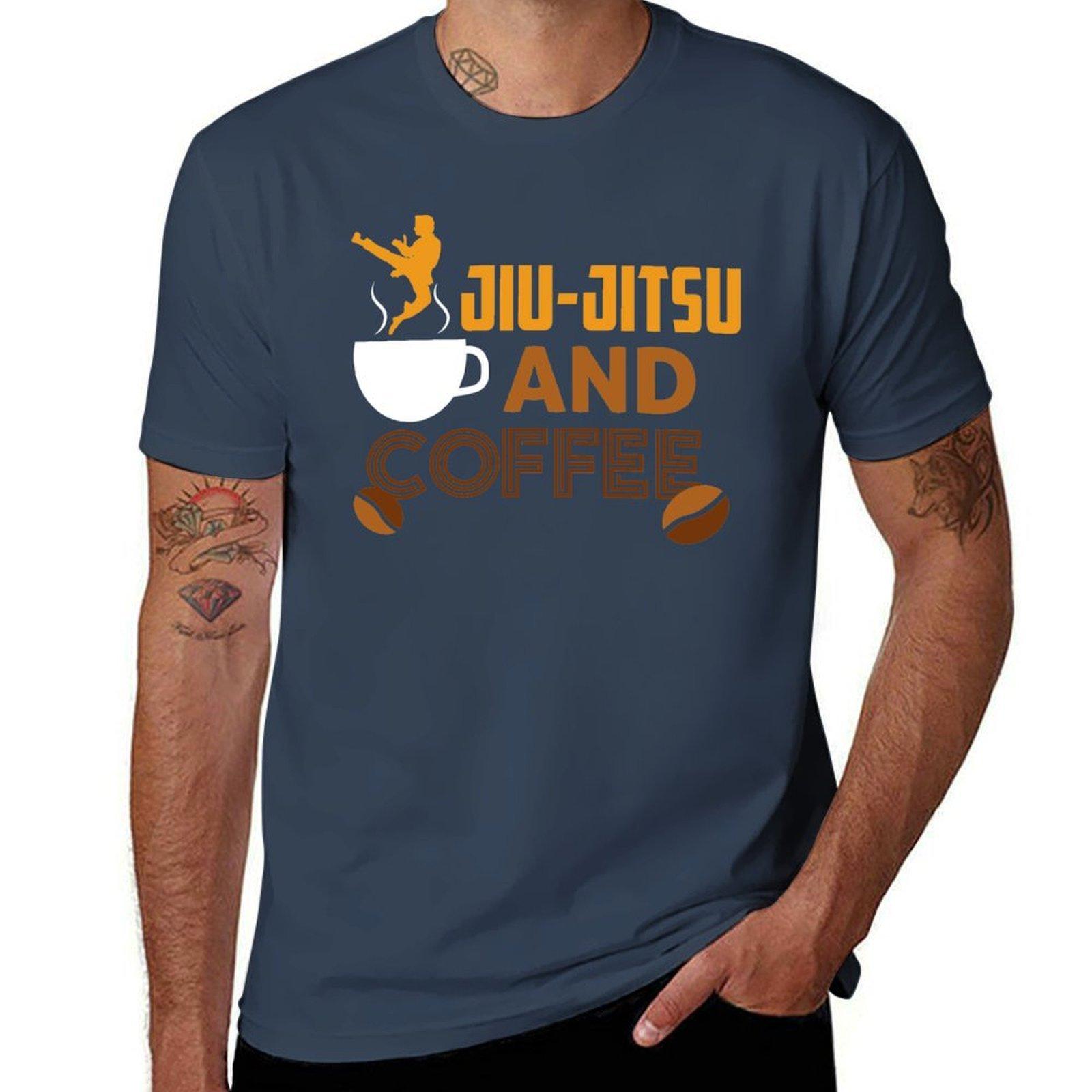 Jiu Jitsu And Coffee Brazilian Jiu Jitsu Jiu Jitsu Apparel Jujitsu Shirts Bjj Bjj Shirt Bjj Gift Martial A Tshirt S