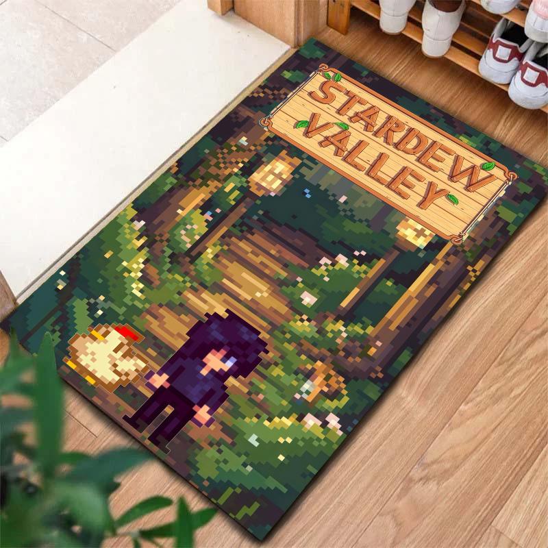 Stardew Valley Carpet Rug for Living Room Bedroom Home Sofa Decoration,Kids play Nonslip Floor Mat
