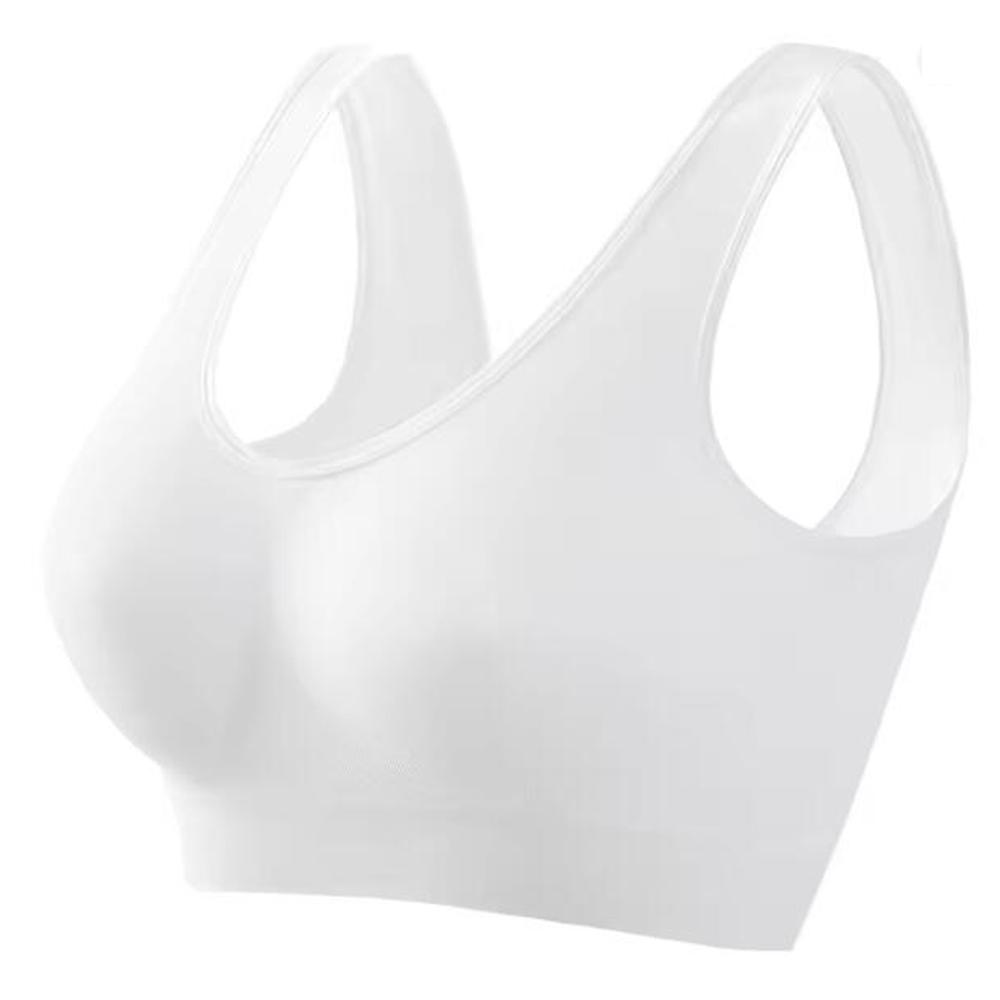 New Women's S-5XL Seamless Bra Push-Up Sports Bra Non-wire Crop Tops Solid Color Sexy Lingerie No Pads Breathable Female Brassiere