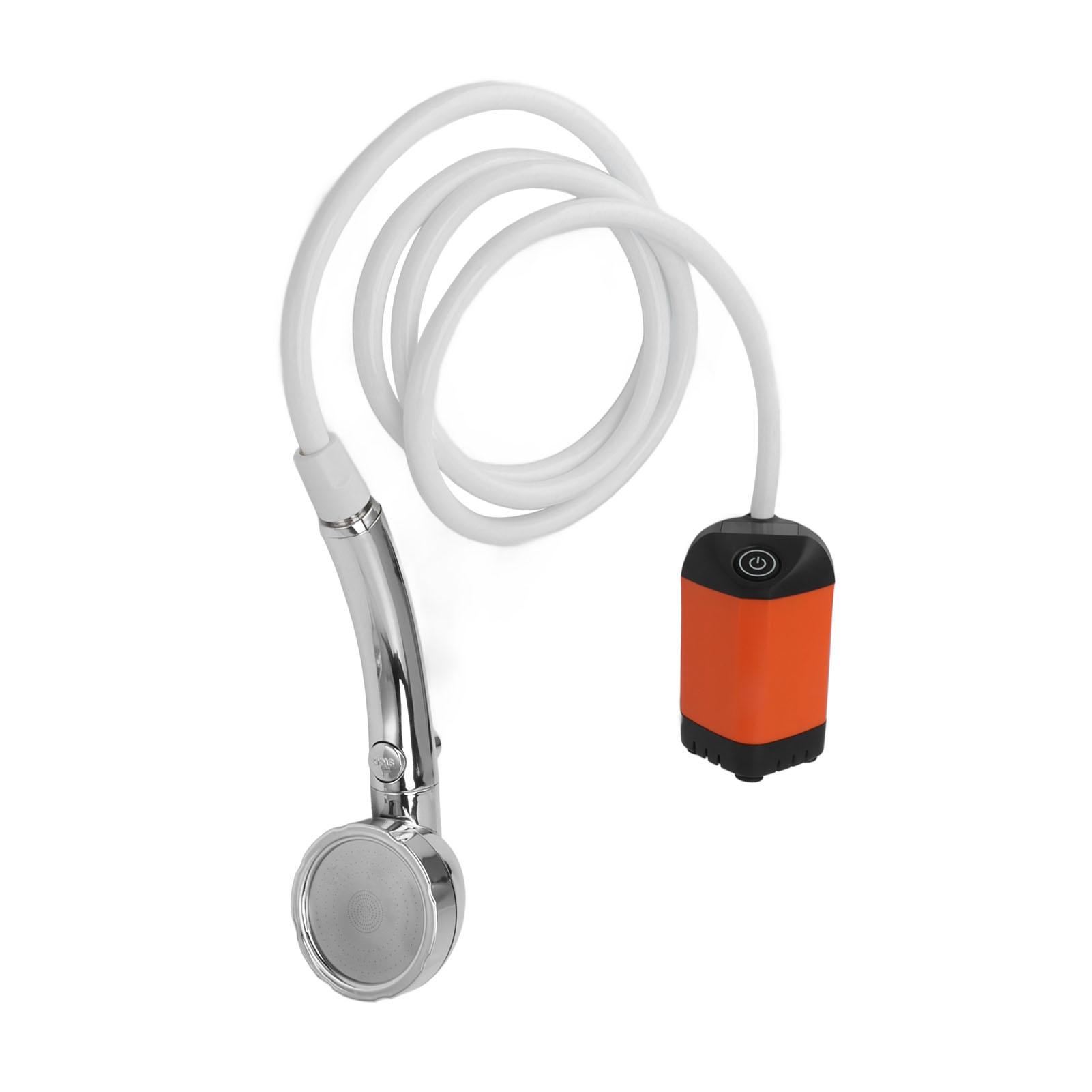 Портативный душ Душ для кемпинга 3 режима Насос для душа для кемпинга на открытом воздухе Электрический перезаряжаемый Портативный душ для кемпинга