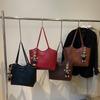 Versatile Retro Texture Leather Tote Bag for Women - High-End Feel, Light Luxury Single Shoulder Design