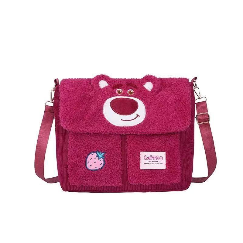 Zootopia Nick Judy And Lotso Chip Plush Shoulder Crossbody Bag For Teen