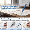 2PCS 6in Metal Drafting Pencil Stable Lead Output Sketch Writing Pencil  Sketch Creation