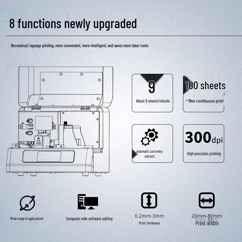 YIHERO S3000 Signage Printer CN Plug (adapter Included)