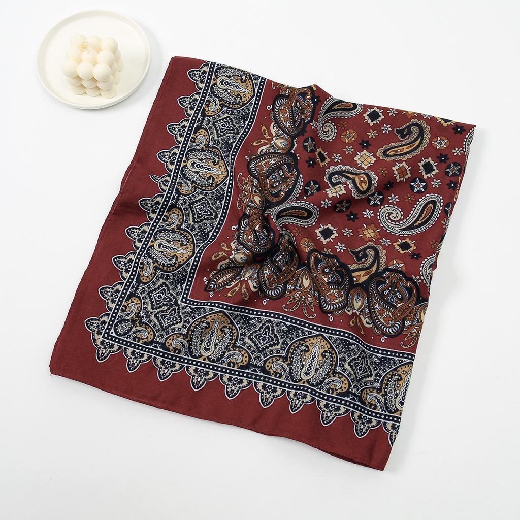 New Cashmere Women Scarf Ethnic Paisley Printed Winter Warm Shawl And Wraps Pashmina Long Jacquard Female Foulard 180*80Cm