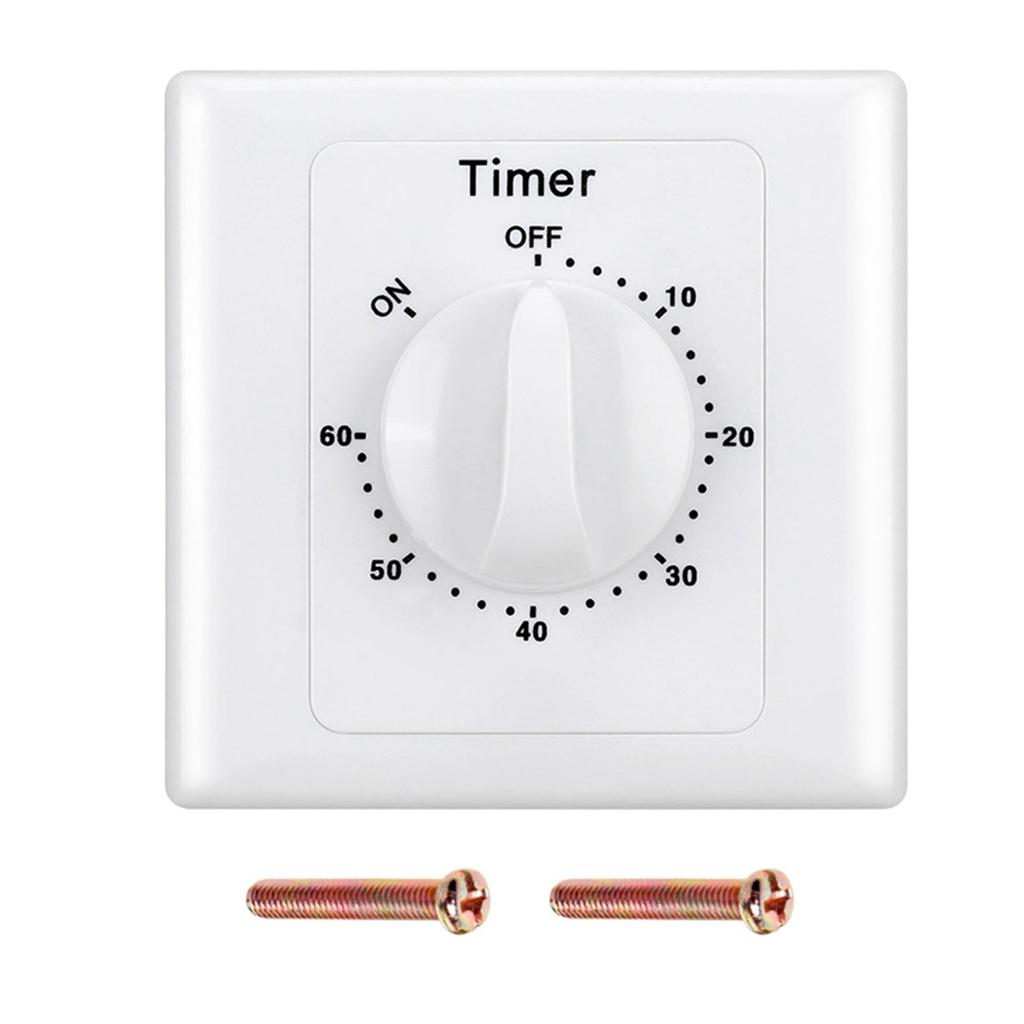 Flexible Control with Mechanical & Electronic Operation Mechanical Electronic AC220V Countdown Timer Switch 86Panel