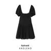 2025 Spring Women's European & American Style Lace Poplin Short Dress
