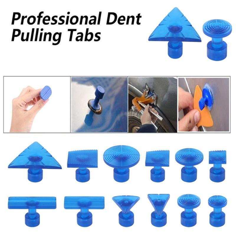 5/12Pcs Glues Tabs Dent Removal Tool Dent Removal Tool Car Body Glues Tabs Auto Maintenance Tool