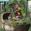1 Whimsical Acrylic Treehouse Garden Stake - Charming Outdoor Decoration Suitable for Potted Plants and Flower Bed Decoration