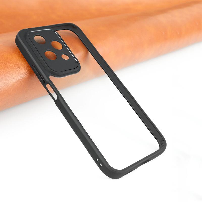 

For Honor 200 Lite Case Honor 200 Lite Cover Soft TPU Frame PC Bumper Shield Protective Back Phone Cases On Honor 200 Lite Funda For Honor 200 Lite чёрный