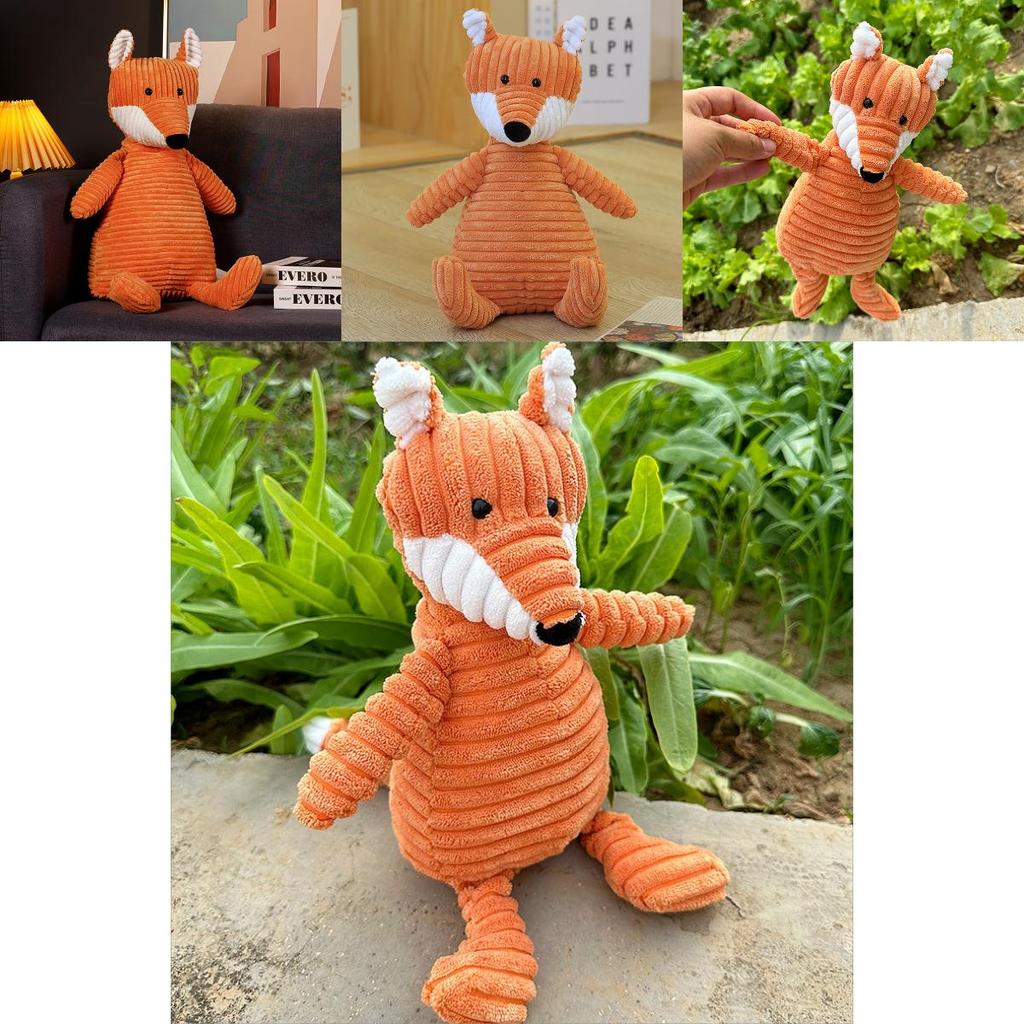 Cute Orange Fox Plush Toy For Girls Perfect Birthday Gift Soft And Huggable 15cm/33cm/42cm/65cm
