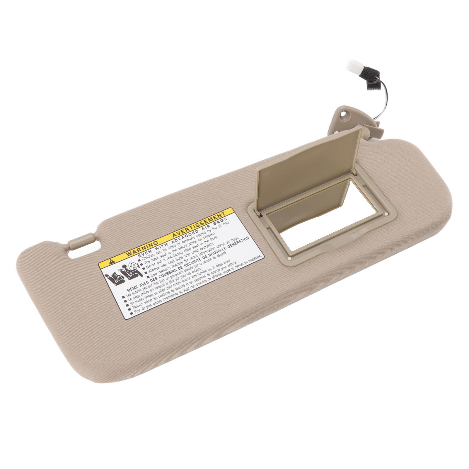 

Автомобильный внутренний солнцезащитный козырек с зеркалом для макияжа 852013K010QD Замена для Hyundai Sonata 2006‑2008 Правый